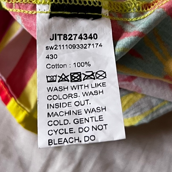 Vibrant Floral Key-Hole Maxi Dress,Cotton Blend, Excellent Condition, Size M - Picture 6 of 10